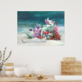 Poster Sous l'affiche marine (Cuisine)