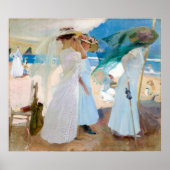 Poster Sous l'aile, Joaquín Sorolla (Devant)