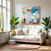 Poster Sous l'aile, Joaquín Sorolla