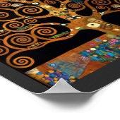 Poster Sous l'arbre de la vie, par Gustav Klimt, (Coin)
