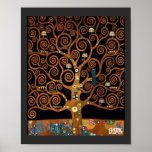 Poster Sous l'arbre de la vie, par Gustav Klimt,<br><div class="desc">Sous l'arbre de la vie,  par Gustav Klimt, </div>
