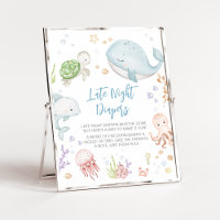 Sous Le Baby shower De La Mer Diapeurs De Nuit Tar