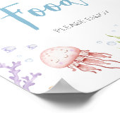 Poster Sous le Baby shower marin (Coin)