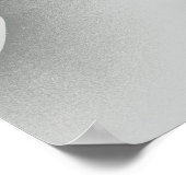 Poster Sous le bleu : gris Abstrait, noir et bleu (Coin)