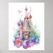 Poster Sous le château de Sirène de Mer (Devant)