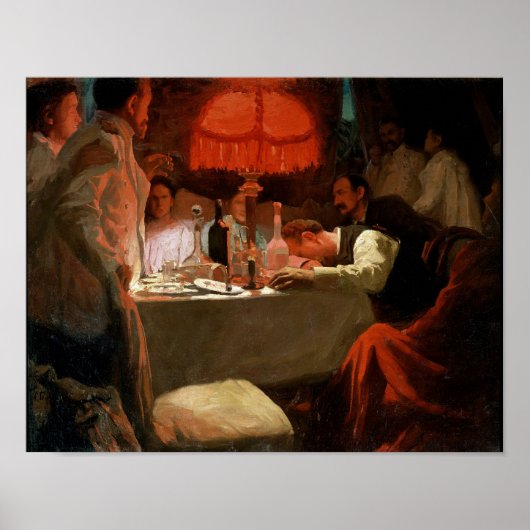Poster Sous le feu rouge, vers 1910 (Devant)