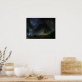 Poster Sous le foncé 1 (Cuisine)