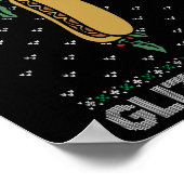Poster Sous le Glizzletoe drôle de Noël (Coin)
