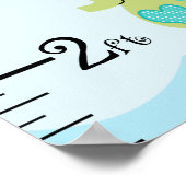 Poster Sous le graphique de croissance Mer/Filles Gardez  (Coin)