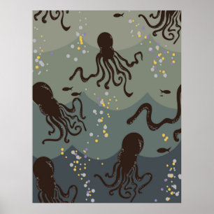 Poster Sous Le Mer
