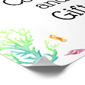 Poster Sous le panneau Carte de Mer et Cadeaux (Coin)