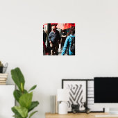Poster Sous le Rouge (Bureau à domicile)