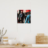 Poster Sous le Rouge (Cuisine)
