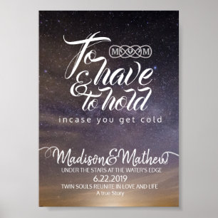 Poster Sous le signe Mariage des étoiles