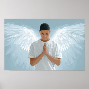 Poster Sous les ailes de mon ange gardien