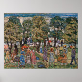Poster Sous les arbres de Maurice Prendergast, Art (Devant)