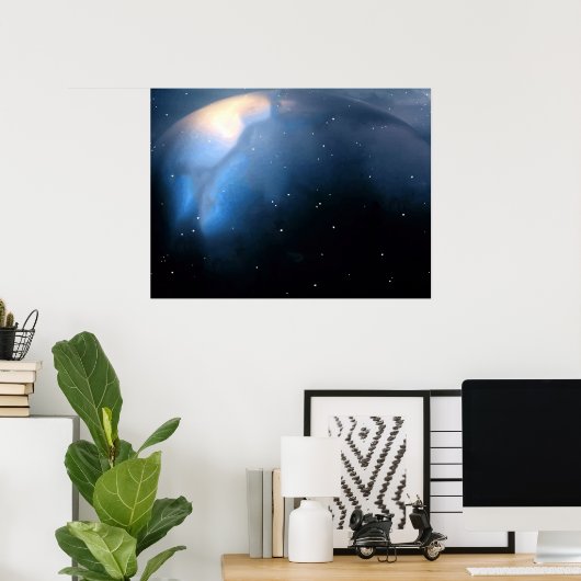 Poster Sous les étoiles (Bureau à domicile)