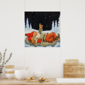 Poster "Sous les étoiles" Gnomes de Jenny Nystrom (Cuisine)