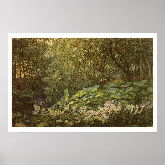 Poster Sous les feuilles de patience par Richard Doyle, A (Devant)