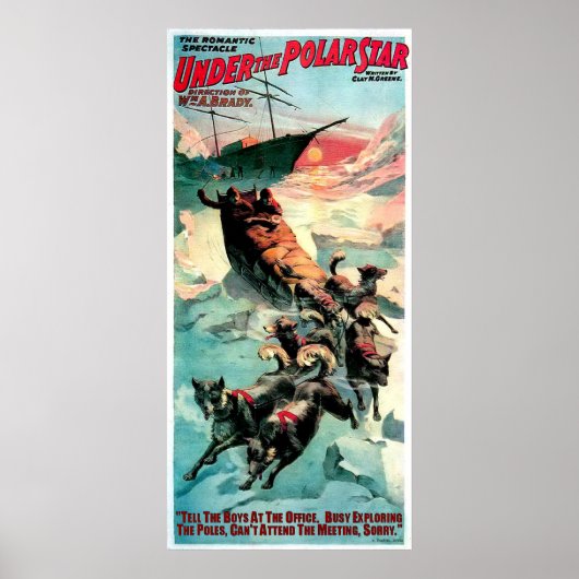 POSTER SOUS L'ÉTOILE POLAIRE (Devant)