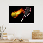 Poster Sous l'impression incendie (Cuisine)