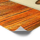 Poster sous-marin en bois (Coin)