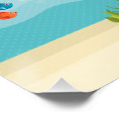 Poster Sous-marin jaune profond (Coin)