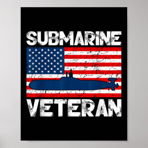Poster Sous-marin Soldat sous-marin