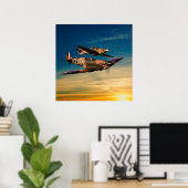 Poster Sous-marins (Bureau à domicile)