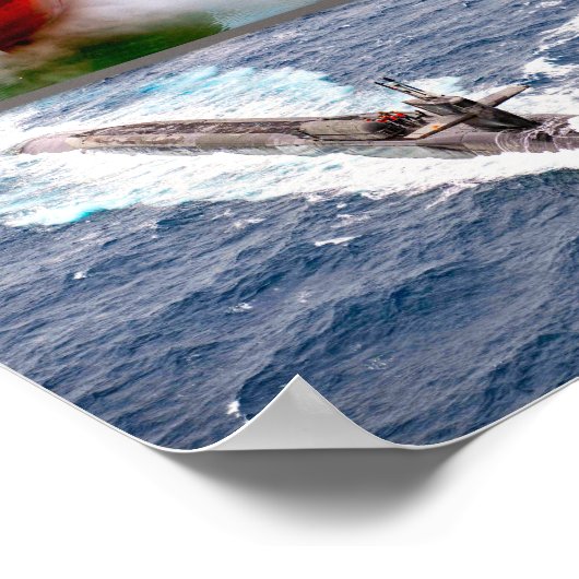 Poster SOUS-MARINS US "Montage" (Coin)