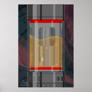Poster Sous réservoir minimaliste