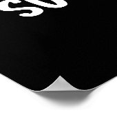 Poster Sous Sandwich Funny Food Pun Dark BG (Coin)