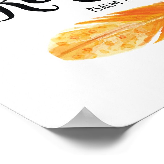 Poster Sous ses ailes Art Print (Coin)