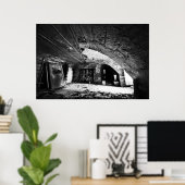 Poster Sous-sol abandonné (Bureau à domicile)