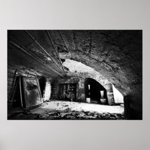 Poster Sous-sol abandonné