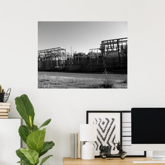 Poster Sous-station (Bureau à domicile)