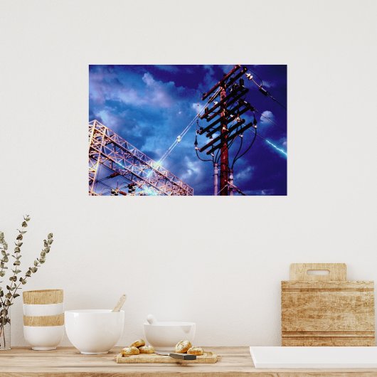Poster Sous-station et pôle de puissance (Cuisine)