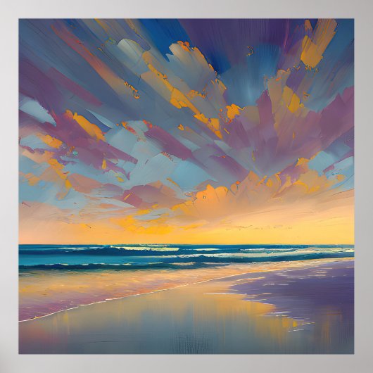 Poster "Sous un ciel majestueux" (Devant)