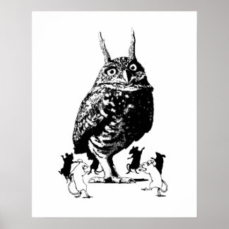 Poster Sous une lune bleue