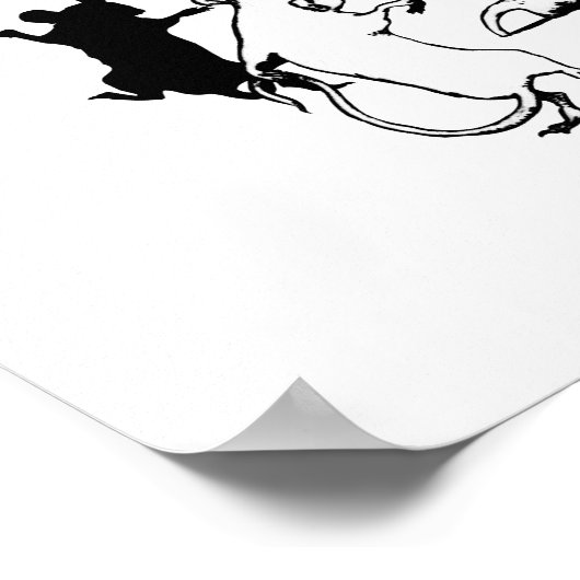 Poster Sous une lune bleue (Coin)