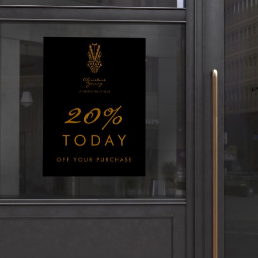 Poster Sous-vêtements Boutique Lingerie Proposition de ve