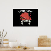 Poster Sous Vide Legend Cuisine Cuisine Drôle Cuisine (Cuisine)