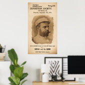 Poster Sousa and His Band - Vintage 1901 (Bureau à domicile)