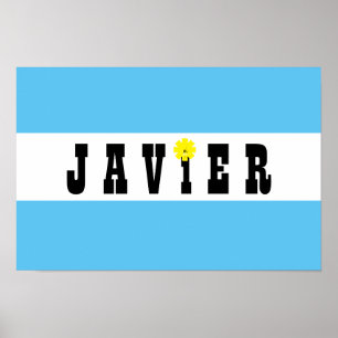 Poster Soutenez Javier Milei Président de l'Argentine Oui