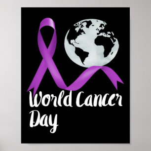 Poster Soutenez la journée mondiale contre le cancer Grap