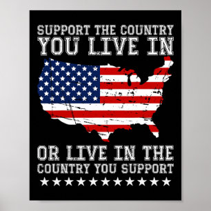 Poster Soutenez le pays dans lequel vous vivez ou soutene