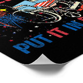 Poster Soutenez-le Terry Mettez-le à l'envers Drapeau de  (Coin)