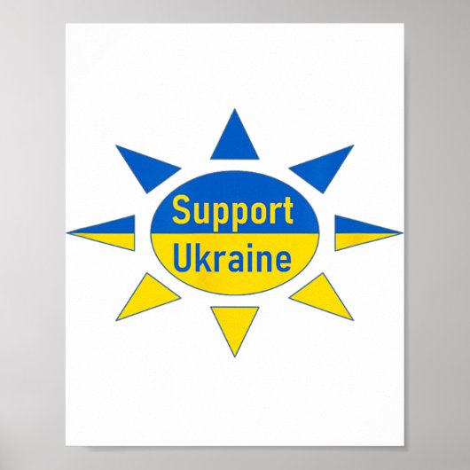 Poster Soutenez l'Ukraine (Devant)