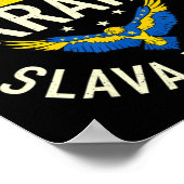 Poster Soutenez L'Ukraine Je Prends Position Avec L'Ukrai (Coin)