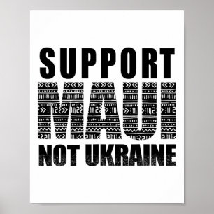 Poster Soutenez Maui pas l'Ukraine 1